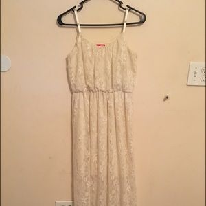 Long white/cream colored dress